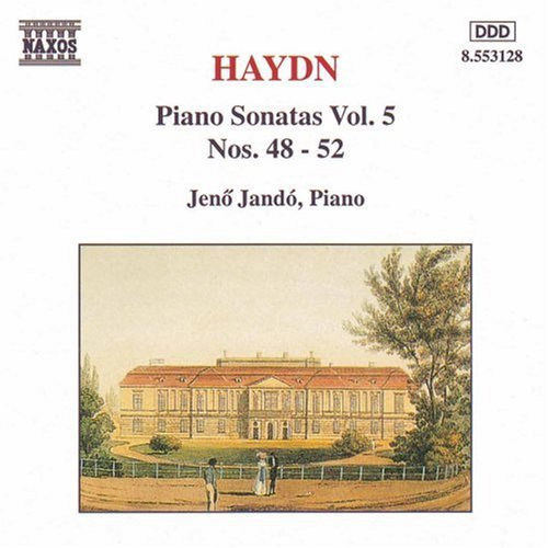 the album cover for Jenő Jandó - Piano Sonatas 48-52