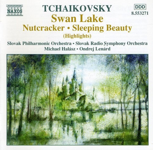 the album cover for Michael Halasz - Nutcracker Swan Lake & Sleeping Beauty Highlights