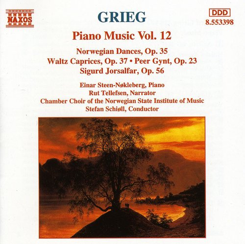 the album cover for Einar Steen-Nokleberg - Piano Music 12 / Norwegian Dances