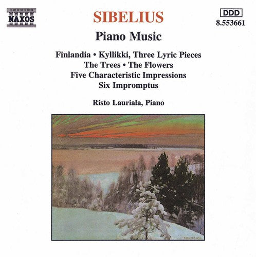 the album cover for Risto Lauriala - Piano Music