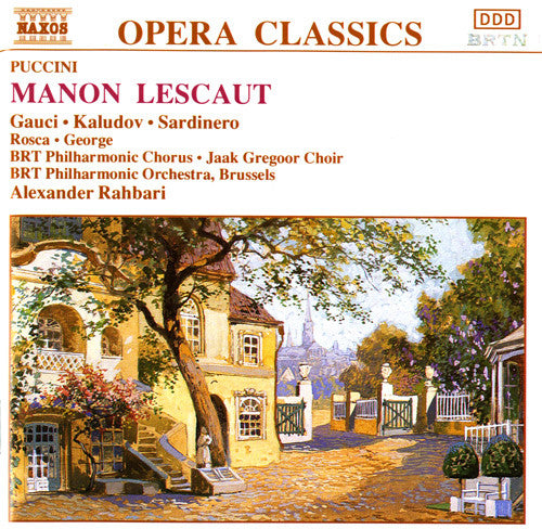 the album cover for Donald George - Manon Lescaut