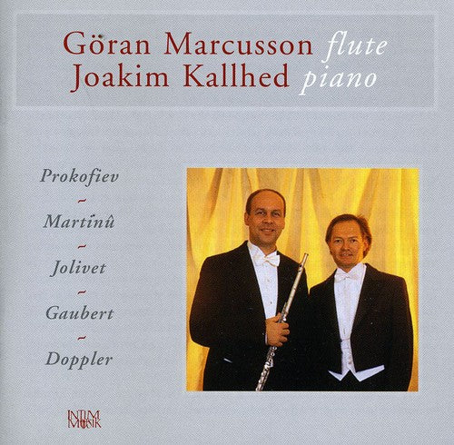 the album cover for Prokofiev/Martinu - Sonatas