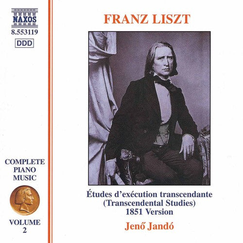 the album cover for Jenő Jandó - Complete Piano Music 2