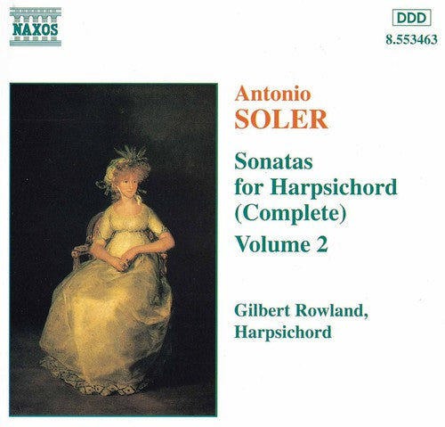 the album cover for Gilbert Rowland - Sonatas for Harpsichord 2