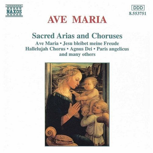 the album cover for M. DURUFLE - Ave Maria: Sacred Arias & Choruses