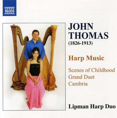 the album cover for Sebastien Lipman - Harp Music / Scenes of Childhood / Grand Duet
