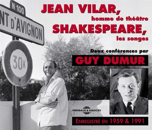 the album cover for Guy Dumur - Jean Vilar/Shakespeare, Les Songs: 2 Conference