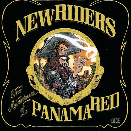 the album cover for New Riders Of The Purple Sage - The Adventure Of Panama Red