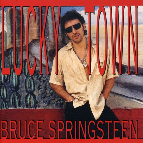 the album cover for Bruce Springsteen - Lucky Town