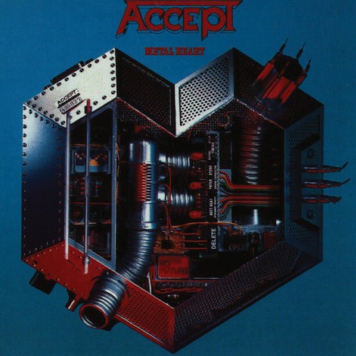 the album cover for Accept - Metal Heart