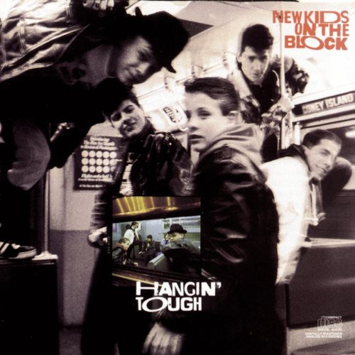 the album cover for New Kids On The Block - Hangin' Tough