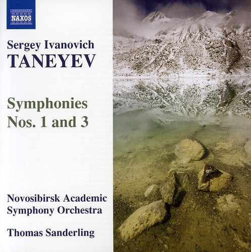 Taneyev / Novosibirsk Academic So / Sanderling - Symphonies Nos 1 & 3 - Music CD