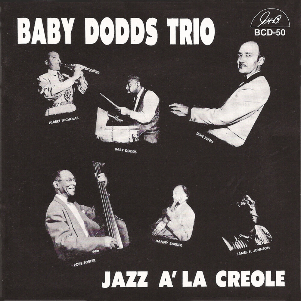 the album cover for Baby Dodds Trio - Jazz a la Creole