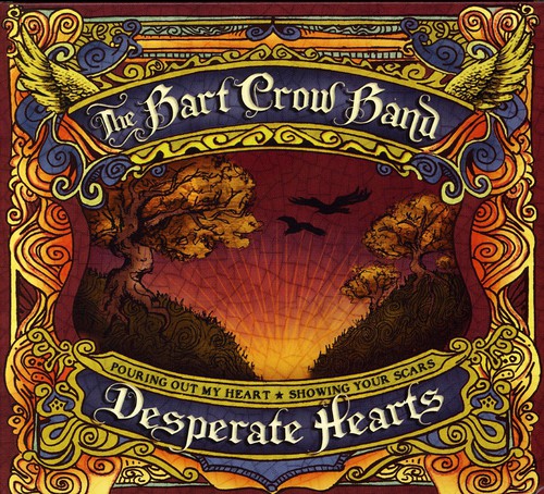 the album cover for Bart Crow Band - Desperate Hearts