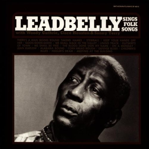 the album cover for Lead Belly - Sings Folk Songs
