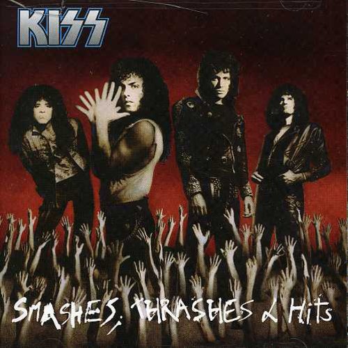 the album cover for KISS - Smashes Thrashes & Hits