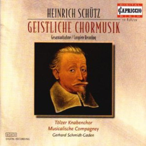 the album cover for H. Schuetz - Geistliche Chormusik