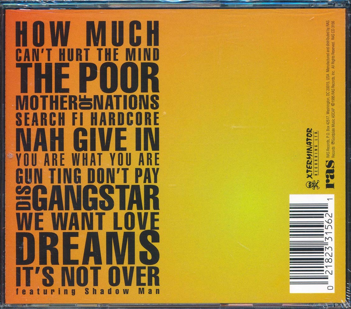 Sizzla Burning Up Music CD