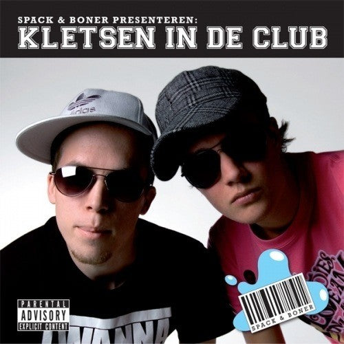 the album cover for Spack & Boner - Kletsen in de Club