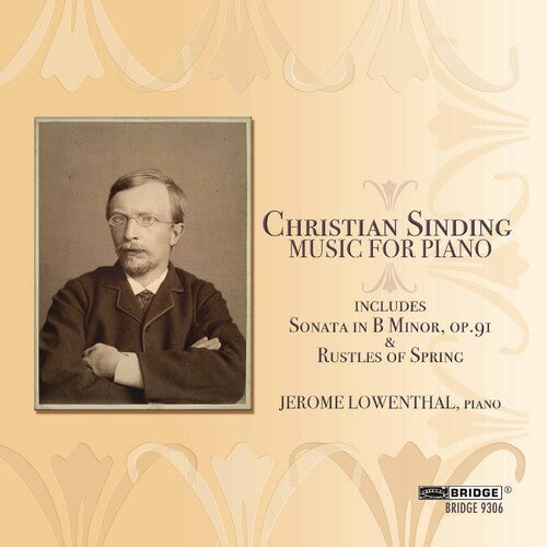 Sinding / Lowenthal - Music For Piano - Music CD