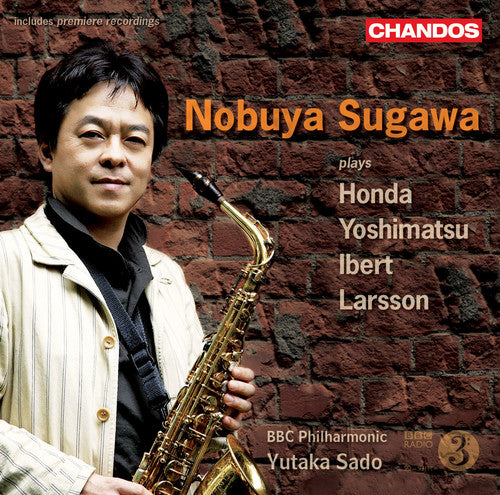 the album cover for Nobuya Sugawa - Saxophone Concertos