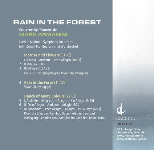 Armanini,mark - Rain In The Forest - Music CD