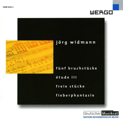the album cover for Widmann - Jurg Widmann