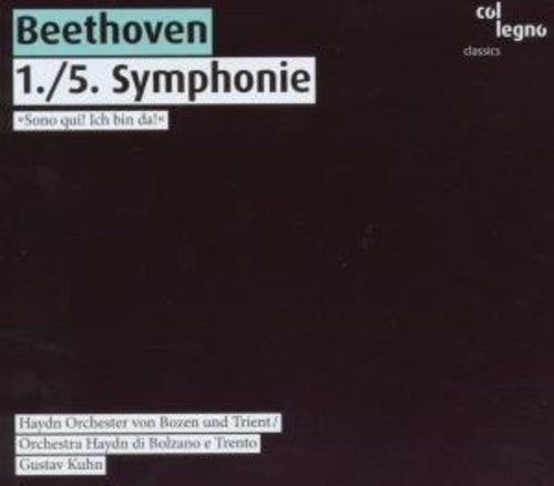 the album cover for Gustav Kuhn - Symphony 1 & 5