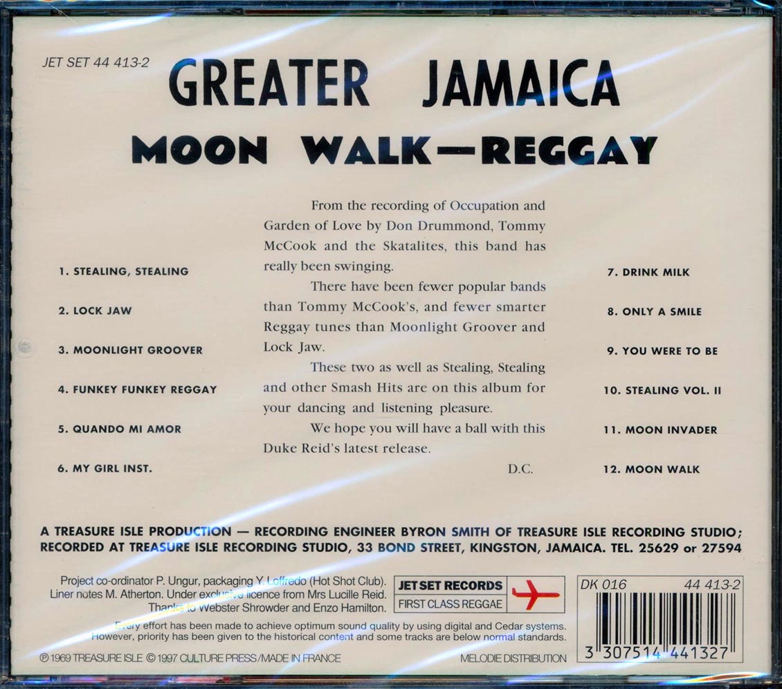 The Gladiators, The Ethiopians, John Holt, Etc. - Greater Jamaica: Moon Walk Reggay Music CD