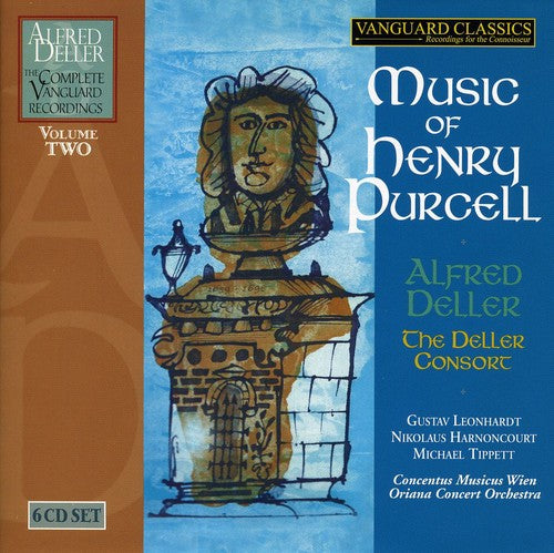 the album cover for Alfred Deller & The Deller Consort - Comp Vanguard Recordings 2: Music of Henry Purcell