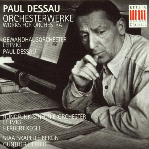 the album cover for P. DESSAU - Works for Orchestra