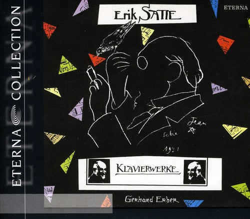 the album cover for E. SATIE - Piano Works