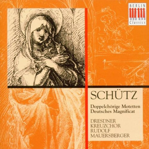 the album cover for H. SCHUTZ - Double Motets / German Magnificat