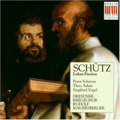 the album cover for H. SCHUTZ - St Luke Passion