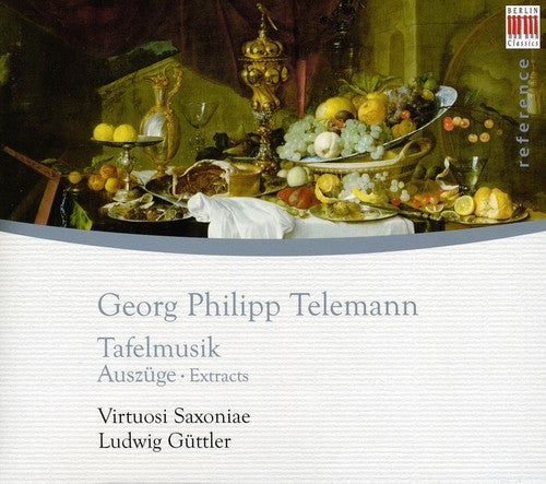 the album cover for G.P. Telemann - Tafelmusik