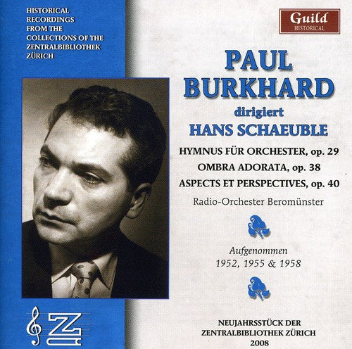 the album cover for Paul Schaeuble - Paul Burkhard Sings Hans Schaeuble