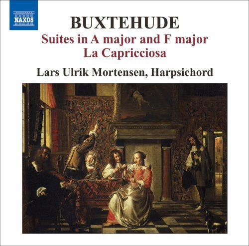 the album cover for Lars Ulrik Mortensen - Harpsichord Music-Suites in a Major & F Major