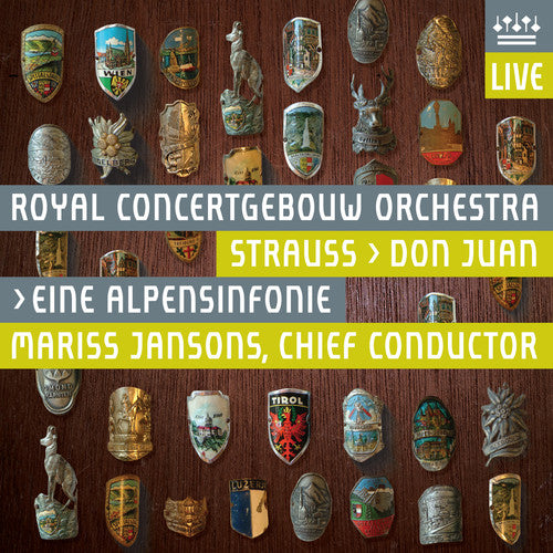 the album cover for Royal Concertgebouw Orchestra - Eine Alpensinfonie Don Juan