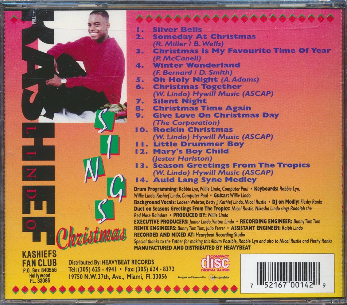 Kashief Lindo - Sings Christmas Music CD