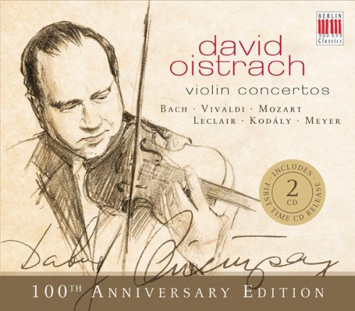 the album cover for D. Oistrach - Violin Concertos