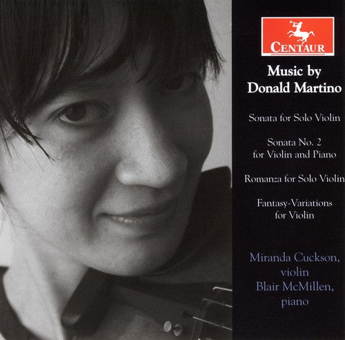 the album cover for Miranda Cuckson - Sonata for Solo Violin / Sonata No. 2 for Violin