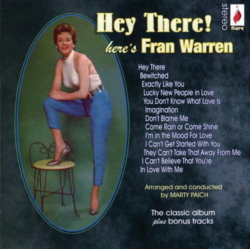 the album cover for Fran Warren - Hey There! Here's Fran Warren