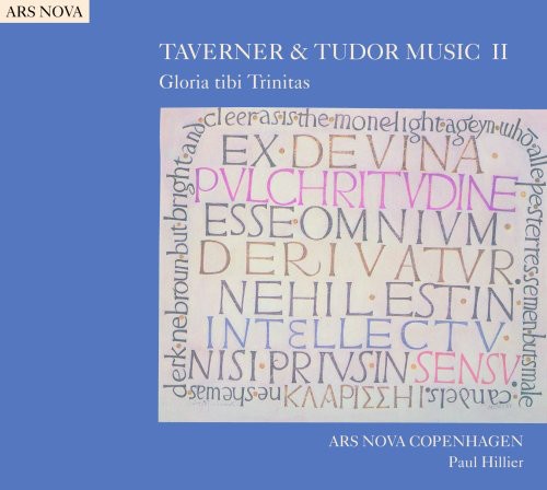 the album cover for Paul Hillier - Taverner & Tudor Music 2