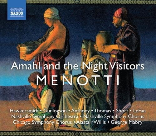 the album cover for Alastair Willis - Amahl & the Night Visitors