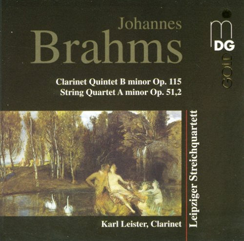 the album cover for J. BRAHMS - Clarinet Quintet Op 115 / String Quartet Op 51 2