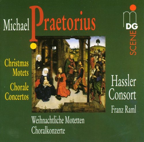 the album cover for Michael Praetorius - Christmas Motets & Chorale Concertos