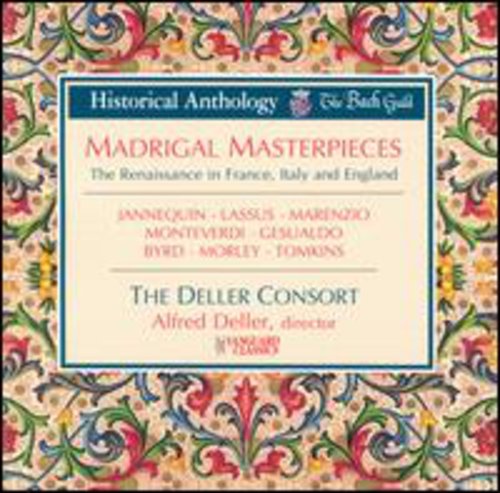Deller Consort / Deller - Madrigal Masterpieces - Music CD