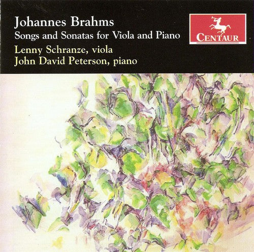 Brahms / Schranze / Peterson - Songs & Sonatas For Viola & Piano - Music CD