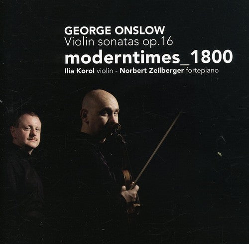 the album cover for G. Onslow - Violin Sonatas Op. 16