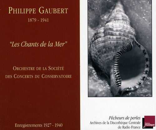 the album cover for J. Gauber - Les Chants de la Mer